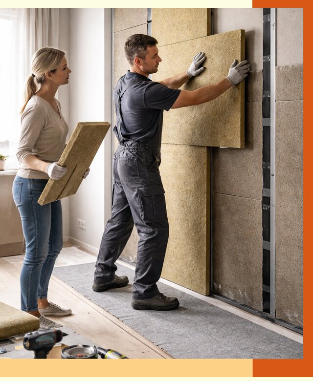 Профессиональная шумоизоляция квартиры в Серове от 7652 руб. за м2 | ТепломастерСрв