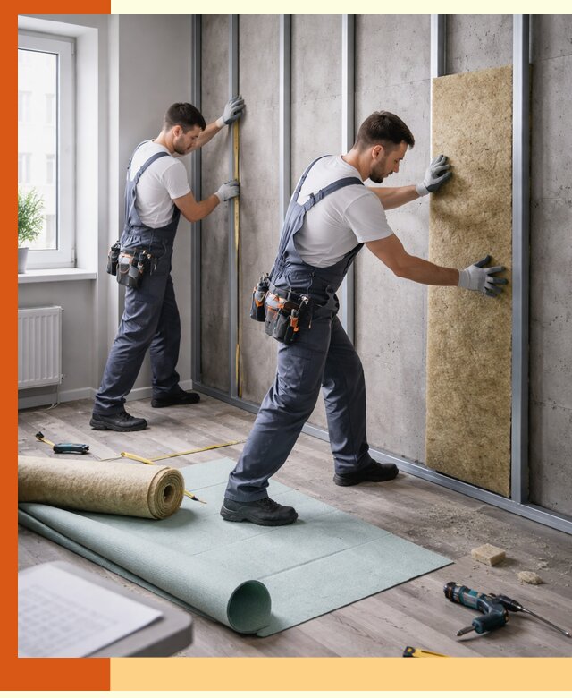 Шумоизоляция квартиры под ключ в Серове — профессионально и гарантированно