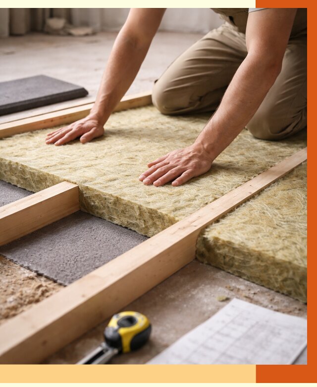 Шумоизоляция пола в Серове от 1275 руб./м² — профессиональная звукоизоляция | ТепломастерСрв