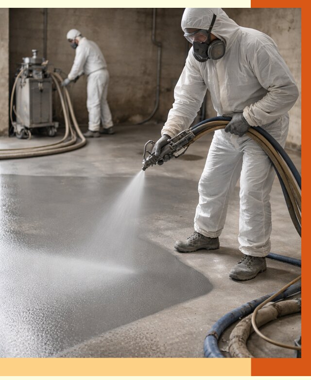 Гидроизоляция полимочевиной в Серове от 8672 руб/м² — напыление полимерной гидроизоляции | ТепломастерСрв