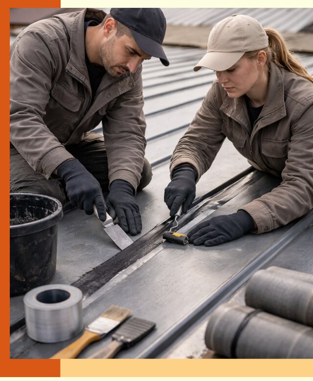 Гидроизоляция фальцевой кровли в Серове качественно и надежно