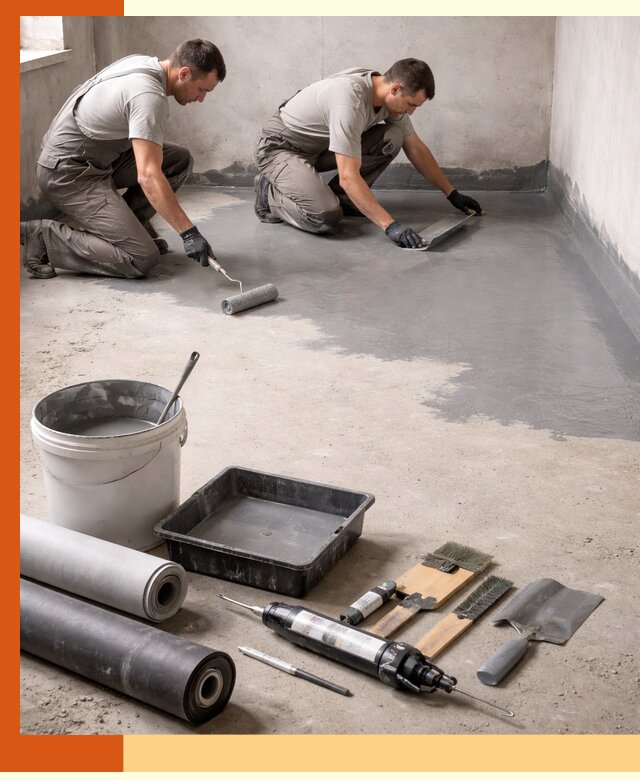 Гидроизоляция пола в Серове — надежная защита от влаги и протечек