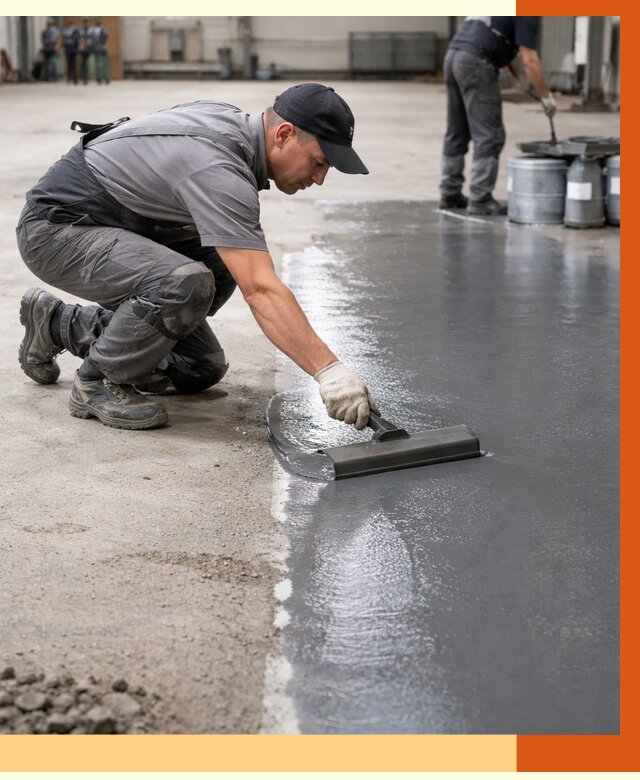 Гидроизоляция промышленного пола в Серове от 1224 руб./м2 — ТепломастерСрв специалисты под ключ