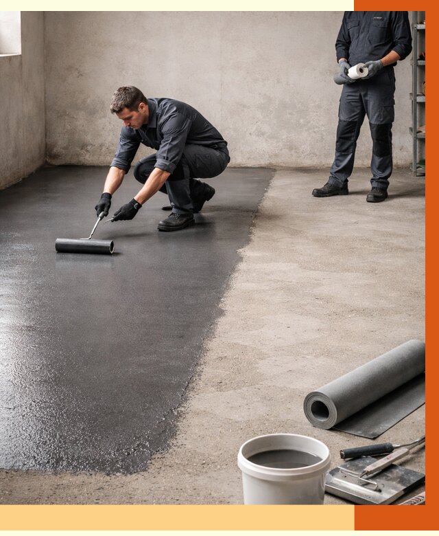 Гидроизоляция гаражного пола в Серове от 3571 руб./м² — ТепломастерСрв профессионально