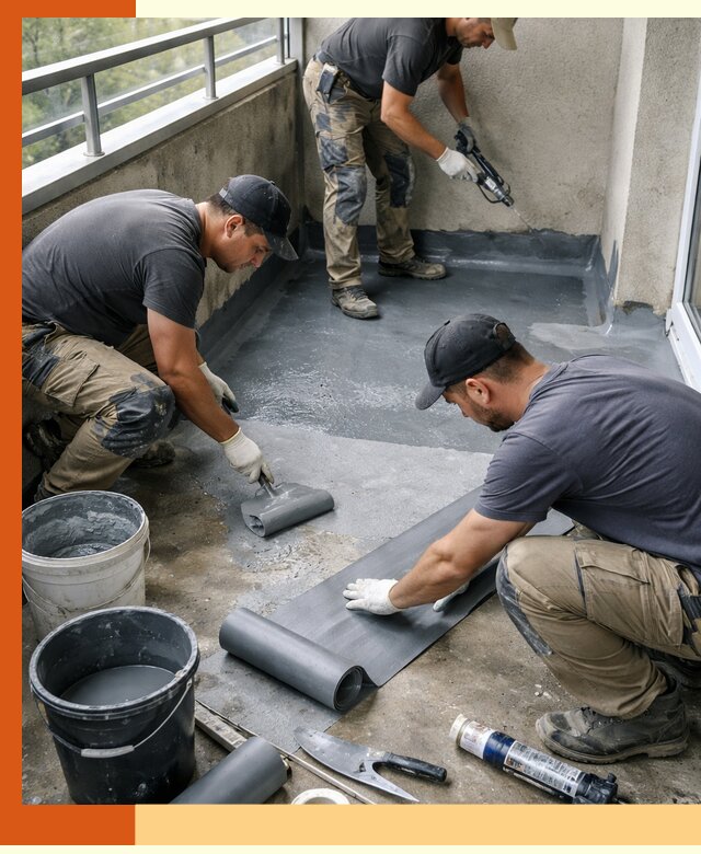 Гидроизоляция балкона в Серове: надежная защита от протечек