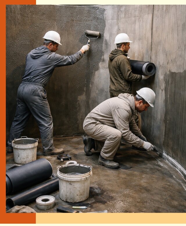 Гидроизоляция резервуара профессионально в Серове