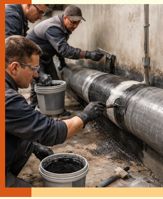Гидроизоляция труб в Серове — защита и герметизация коммуникаций