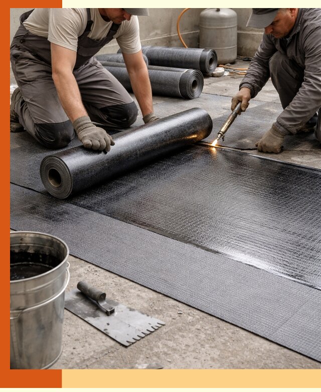 Монтаж гидроизоляционной мембраны в Серове для зданий и конструкций