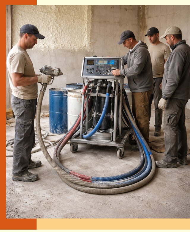 Аренда установки для напыления ППУ в Серове на выгодных условиях